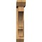 Ekena Millwork Balboa Slat Smooth Bracket w/ Offset Brace, Western Red Cedar, 5 1/2"W x 28"D x 28"H BKT0604X28X28BOA06SWR - alternate 3